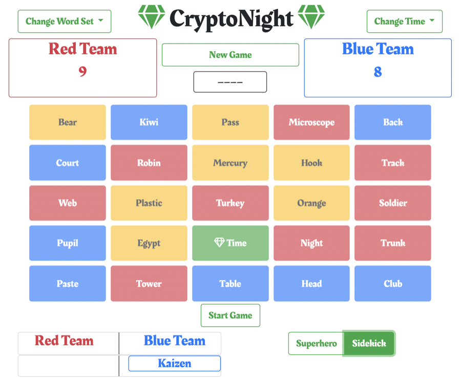 CryptoNight Code Words multiplayer game